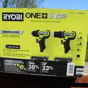 18V ONE+ HP COMPACT BRUSHLESS DRILL AND IMPACT DRIVER 2-TOOL KIT